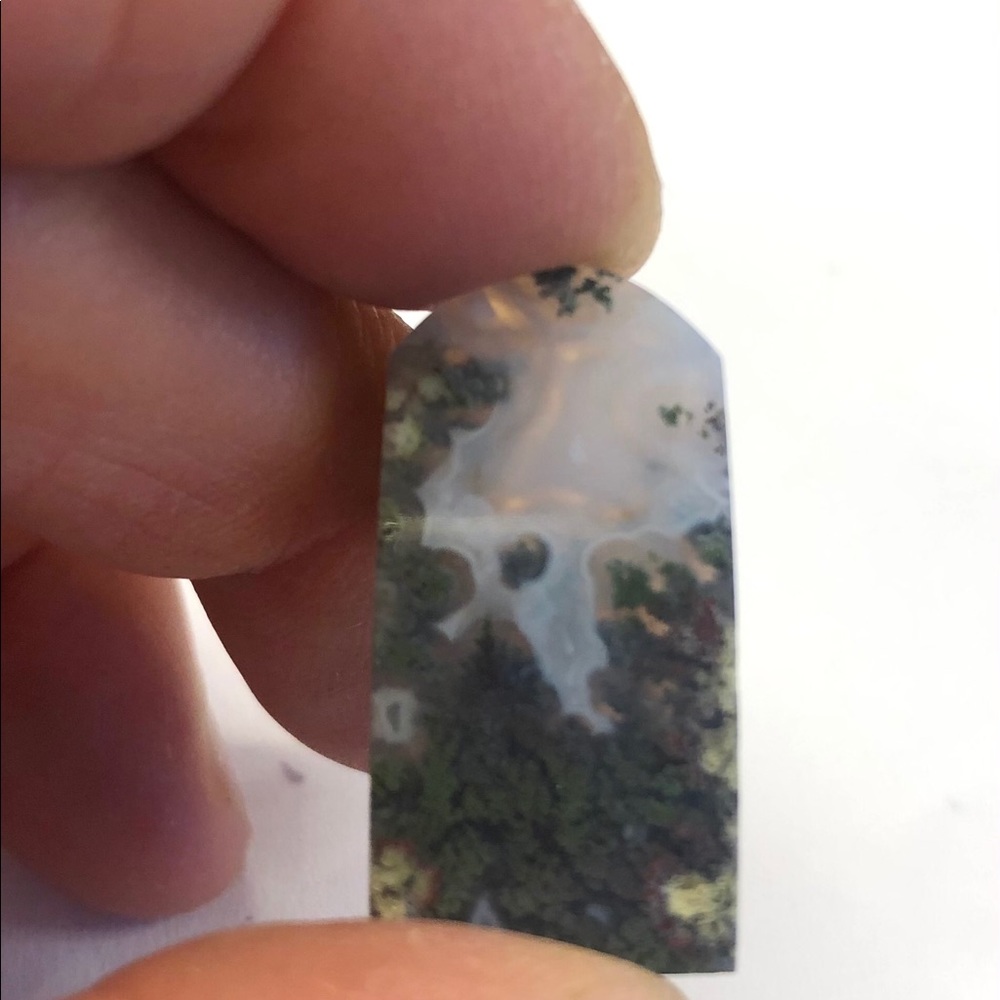 Natural moss agate - Picture 3 of 14